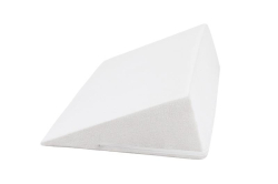 Bellatex Klínový podhlavník froté bílý 80 x 50 x 20 cm