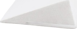 Bellatex Klínový podhlavník froté bílý 80 x 50 x 20 cm
