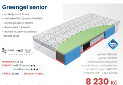 Matrace Materasso Greengel senior